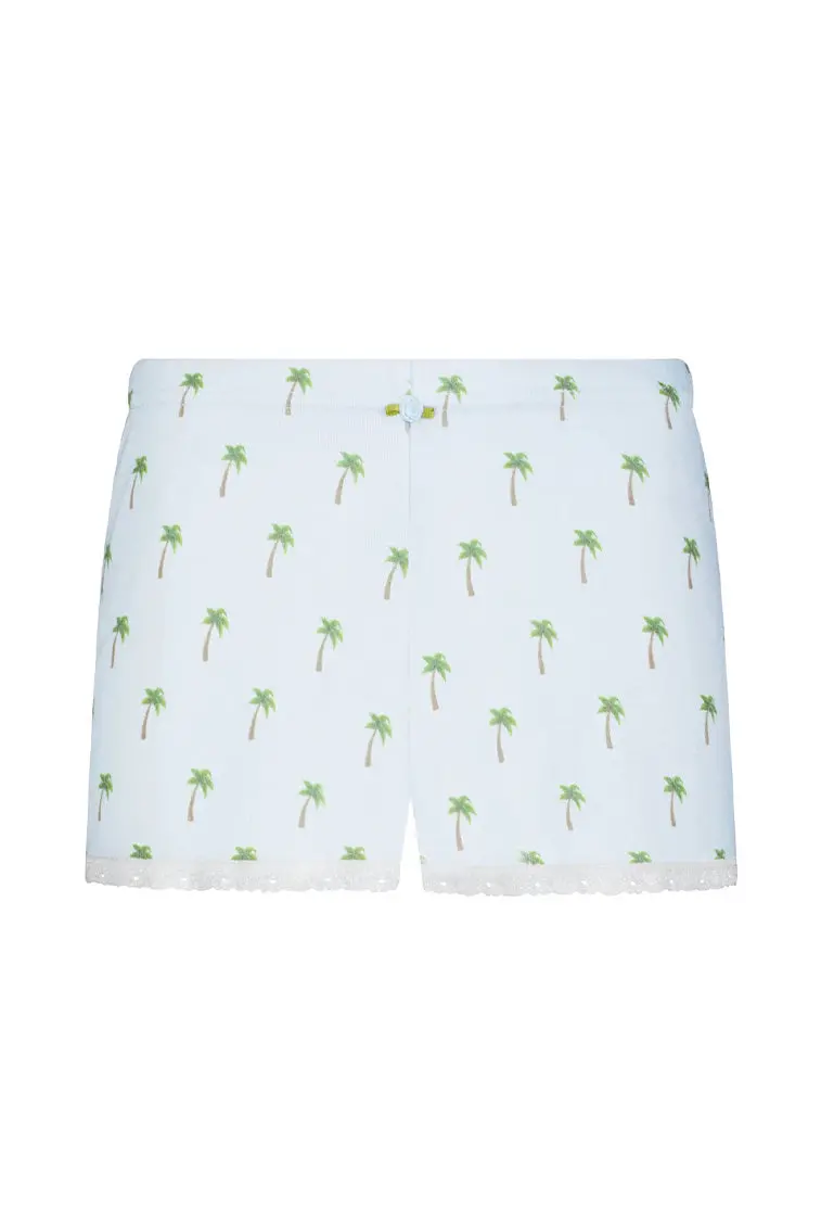 Polka Dot England Cotton Pajama Shorts – Matching Set 1