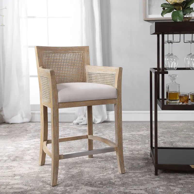 Quincey Adjustable Counter Height Stool 1