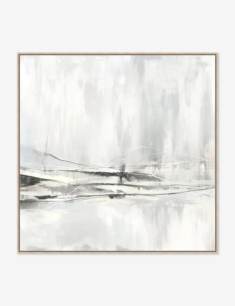 Richard Ryder 'White Expanse' Minimalist Wall Art Print 1