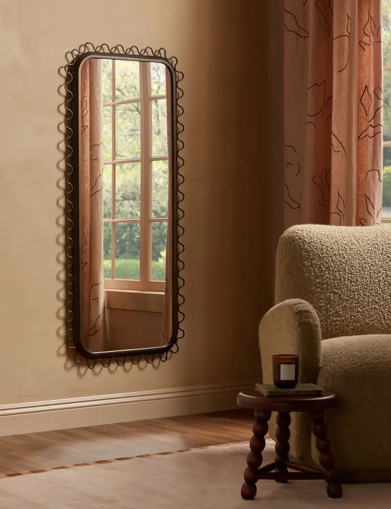 Savita Full-Height Standing Mirror – Sleek Framed Design 1