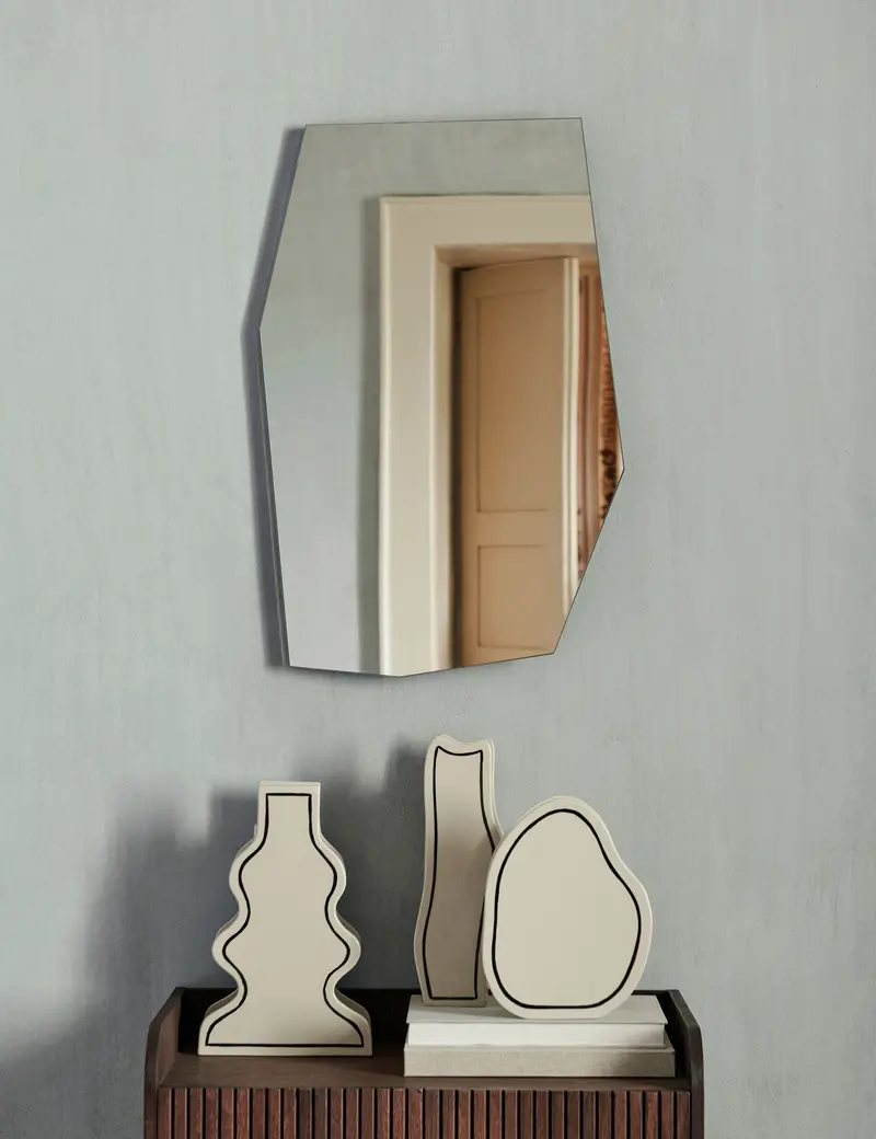 Shard Geometric Wall Mirror – Ferm Living Abstract Design 1