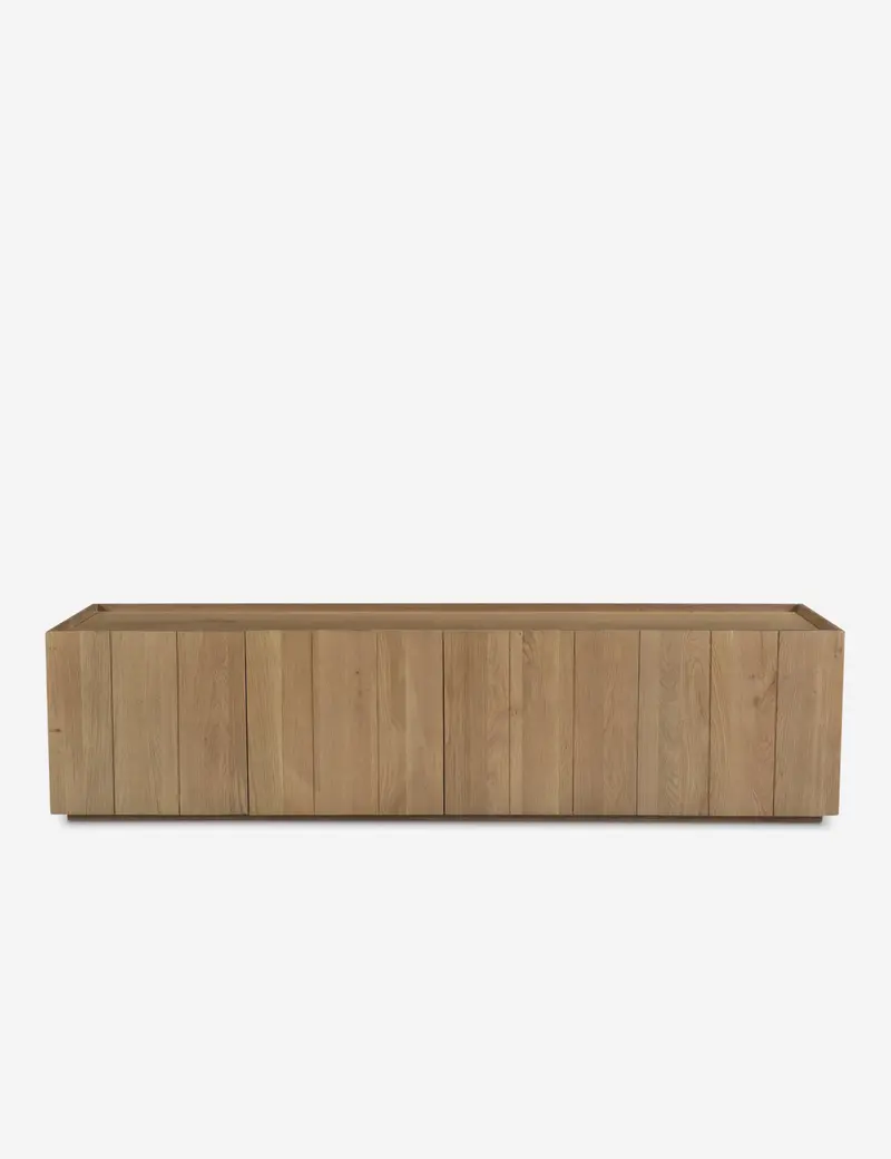 Siegel Modular Media Console With Concealed Storage And Ventilation 1