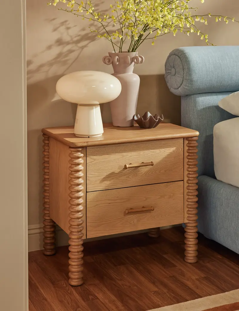 Simson Sleek Nightstand With Integrated Handle 1