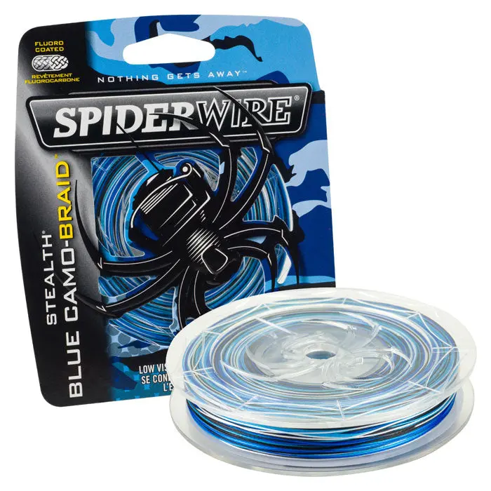 Spiderwire Stealth Blue Camo Braided Line 1