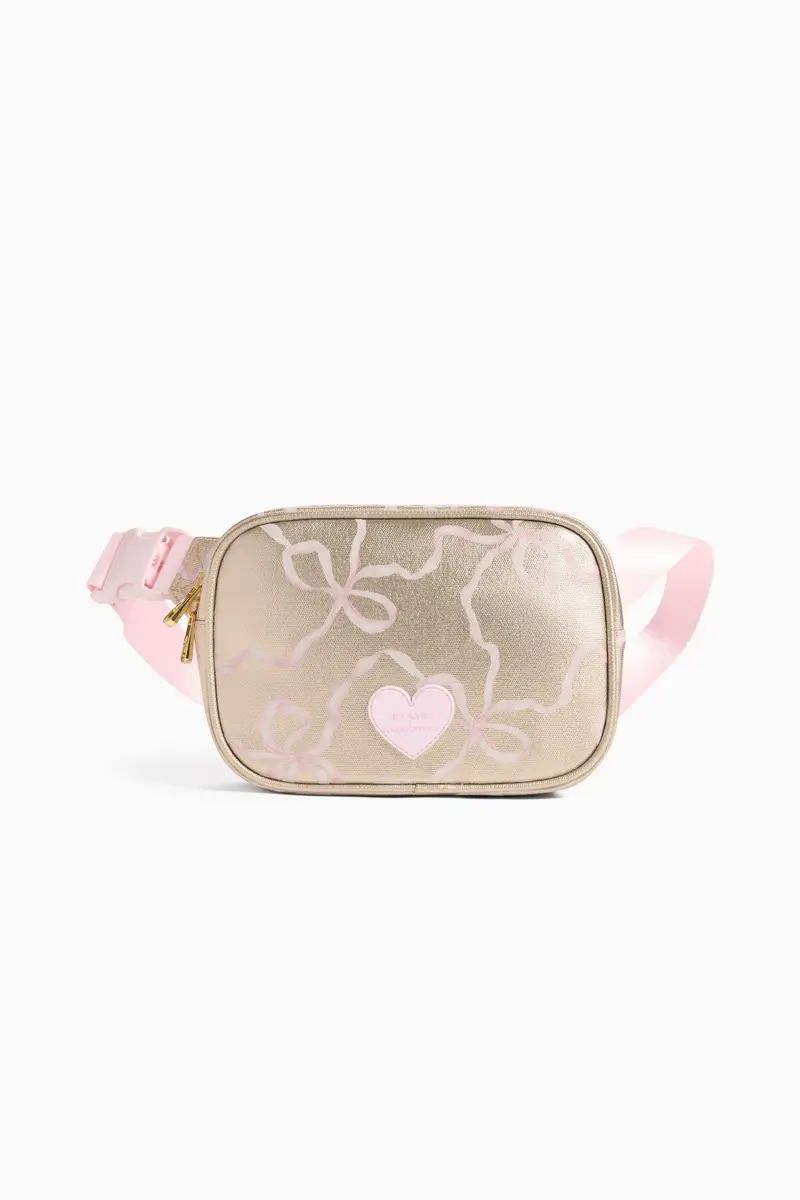 State × Loveshackfancy Gold Bennet Large Waist Bag 1