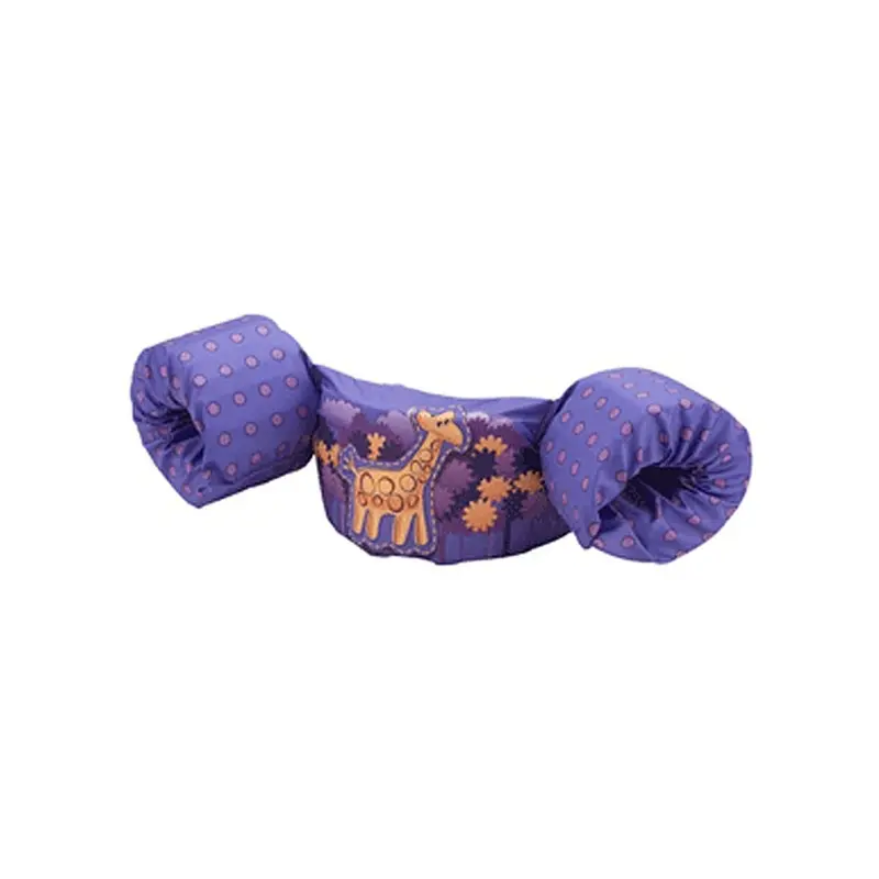 Stearns Puddle Jumper Kids Life Jacket – Purple Giraffe Print 1