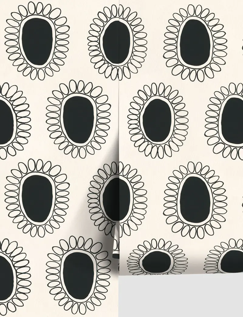Susan Hable Garden Flower Wallpaper Design 1