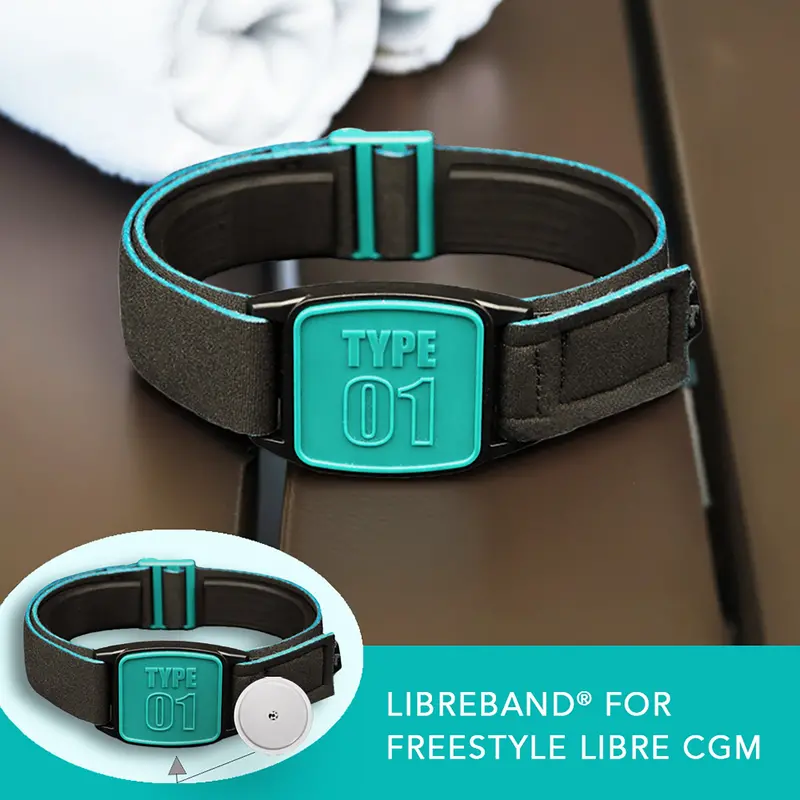 Teal Libreband Armband For Freestyle Libre 2 And 2 Plus – Type 01 Design 1