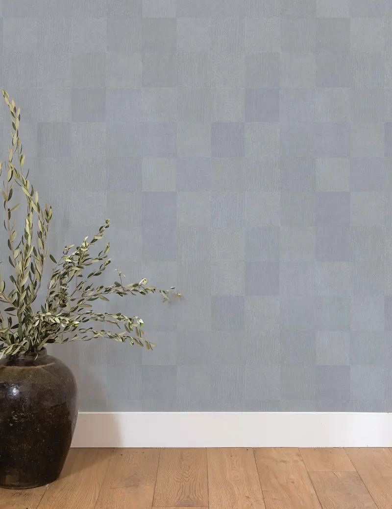 Textured Check Peel-And-Stick Wallpaper 1