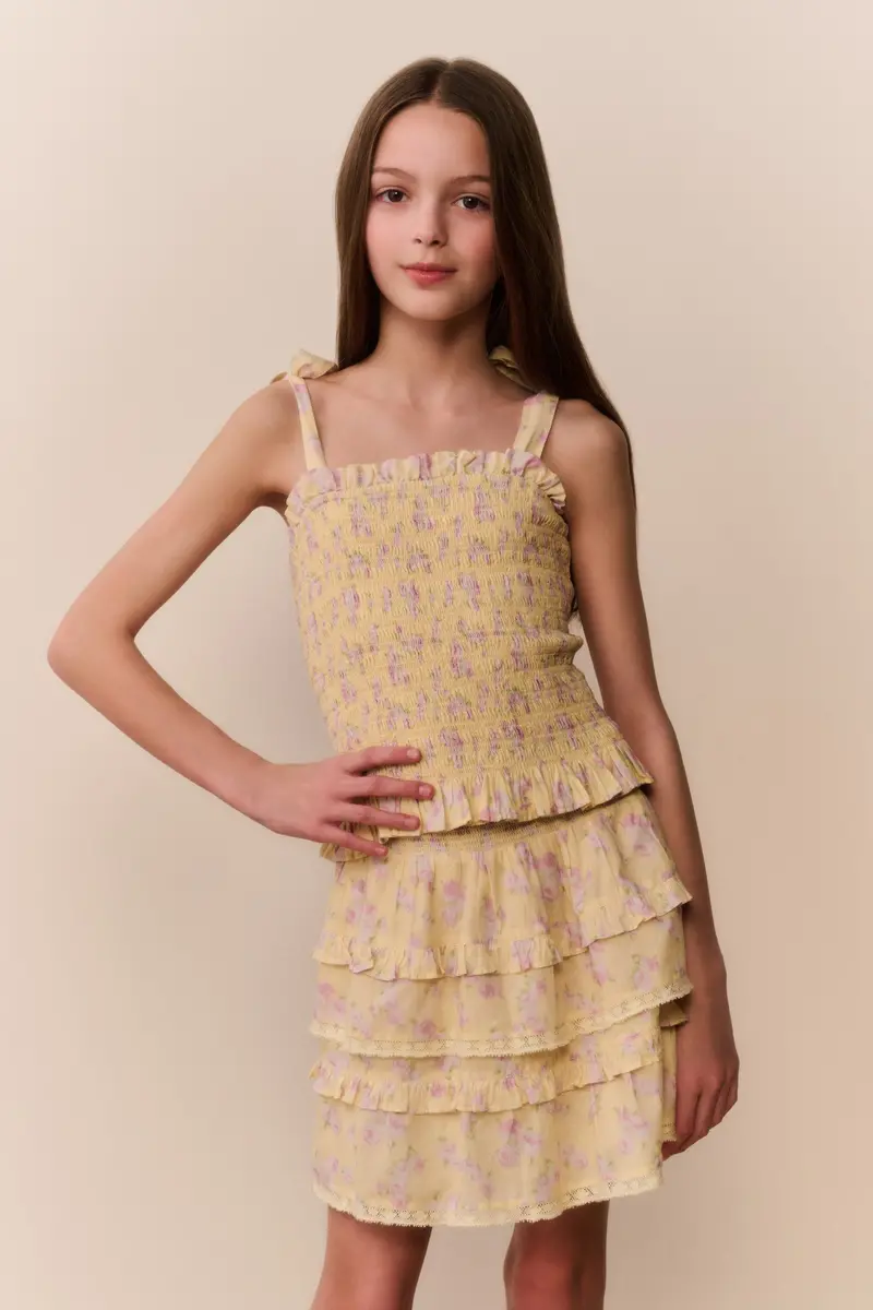 Tween Floral Blooms Billie Skirt 1