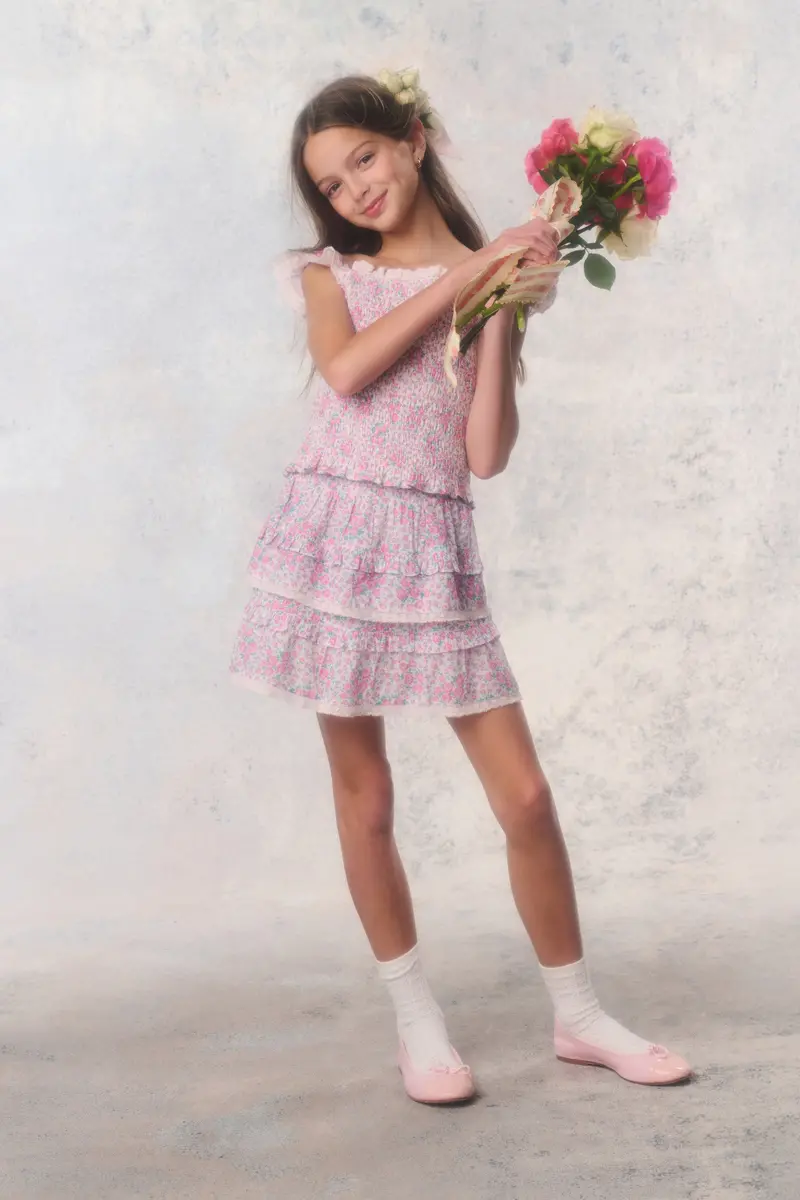Tween Re-Edition Billie Floral Skirt For Girls 1