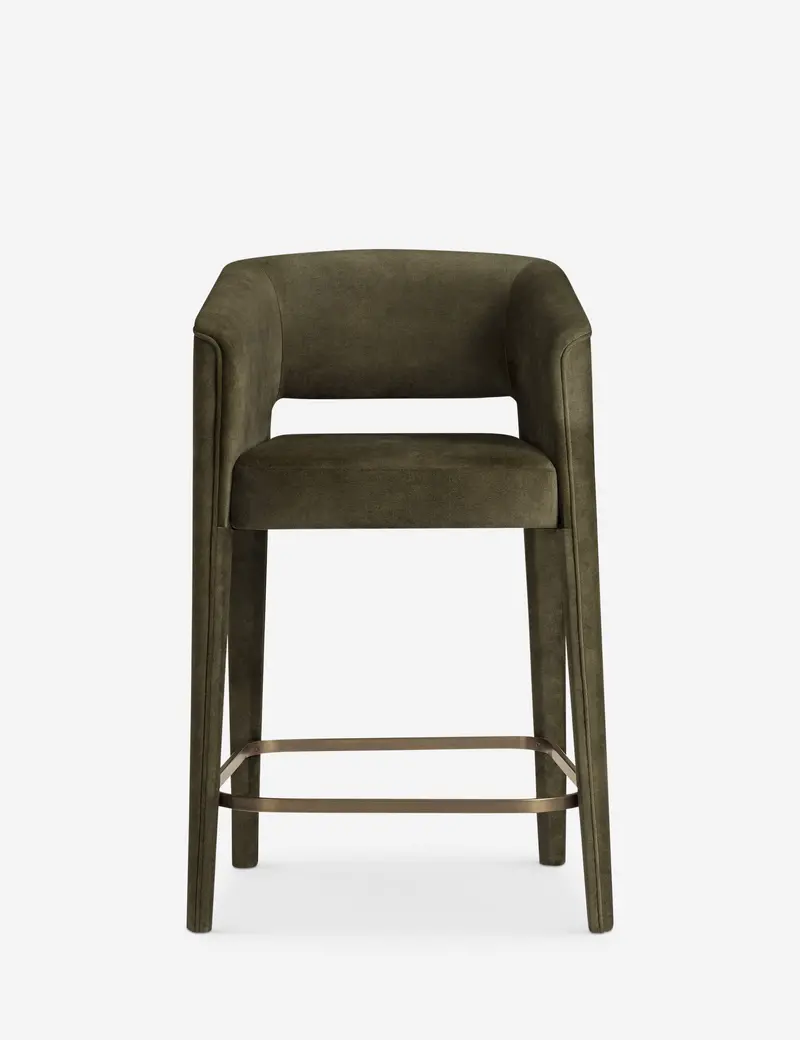 Velez Upholstered Counter Height Stool 1