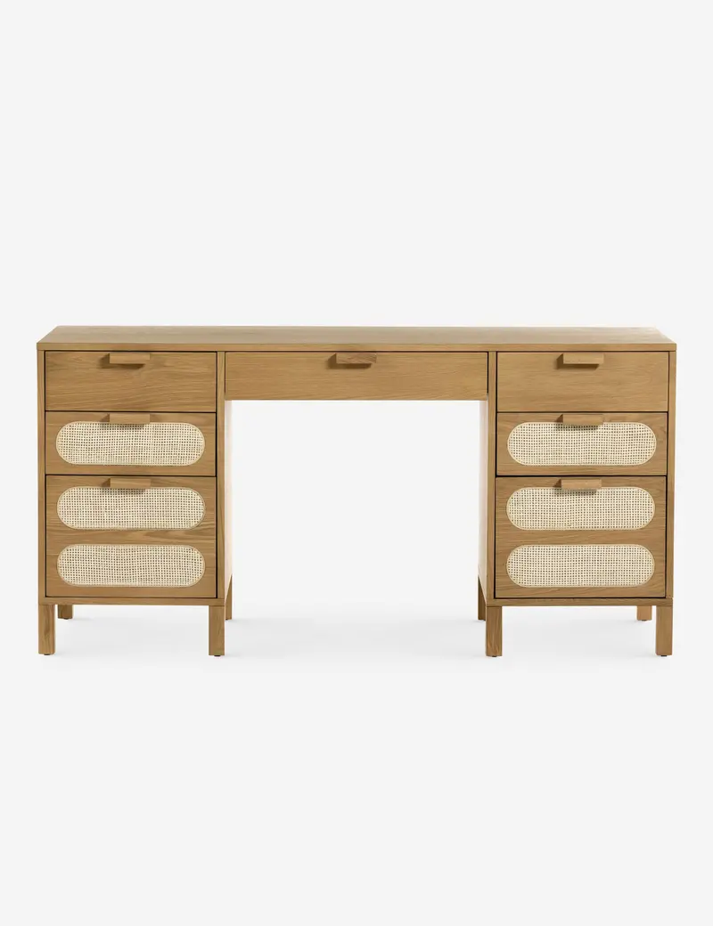 Verna Executive Desk With Cable Management And Premium Build 1
