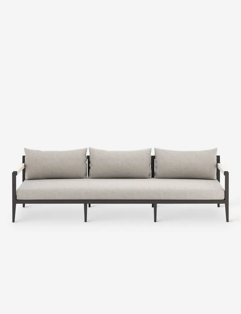 Verona Deep-Seat Outdoor Sofa With Quick-Dry Cushions 1