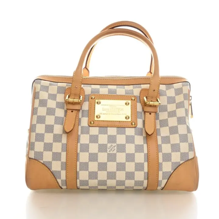 Vintage Louis Vuitton Damier Azur Berkeley Tote 1