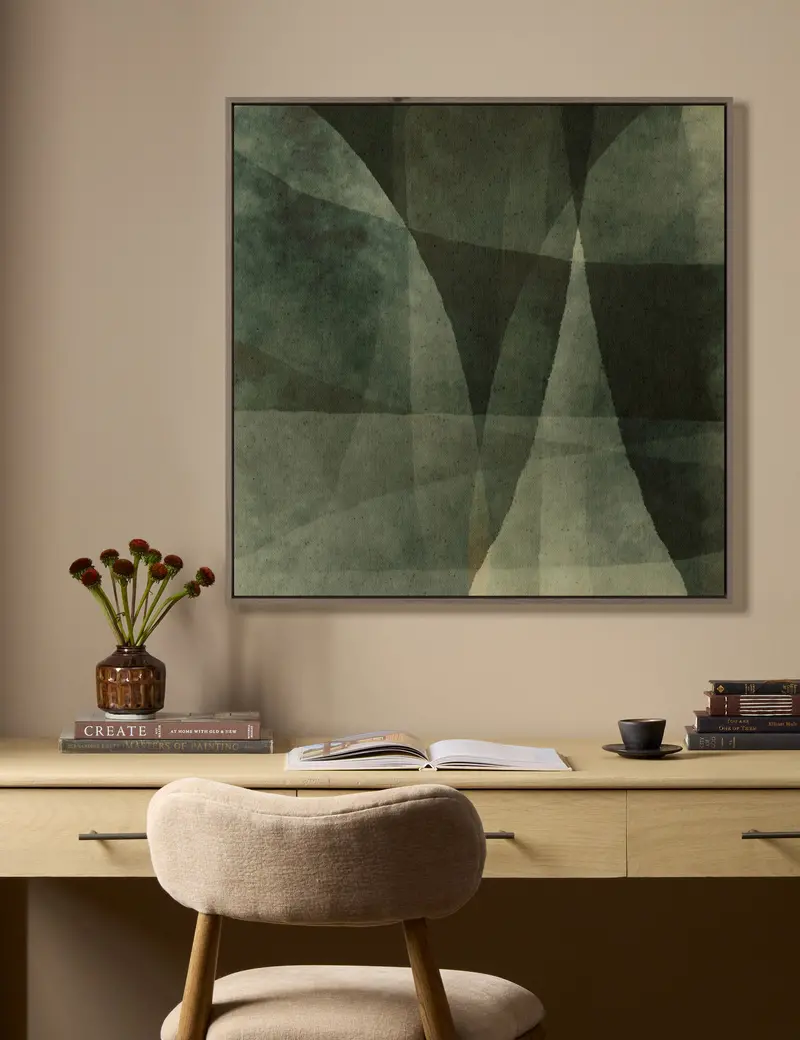 Waves Series No. 2 Decorative Print By Shatha Al Dafai 1