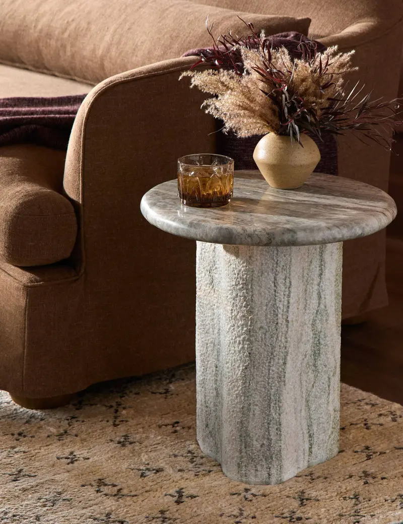 Waylie Small Round Side Table – Amber Lewis X Four Hands 1