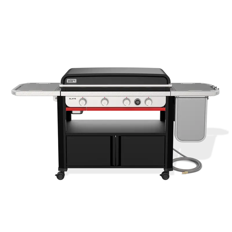 Weber 36-Inch Slate Rust-Resistant Griddle With Integrated Side Table 1