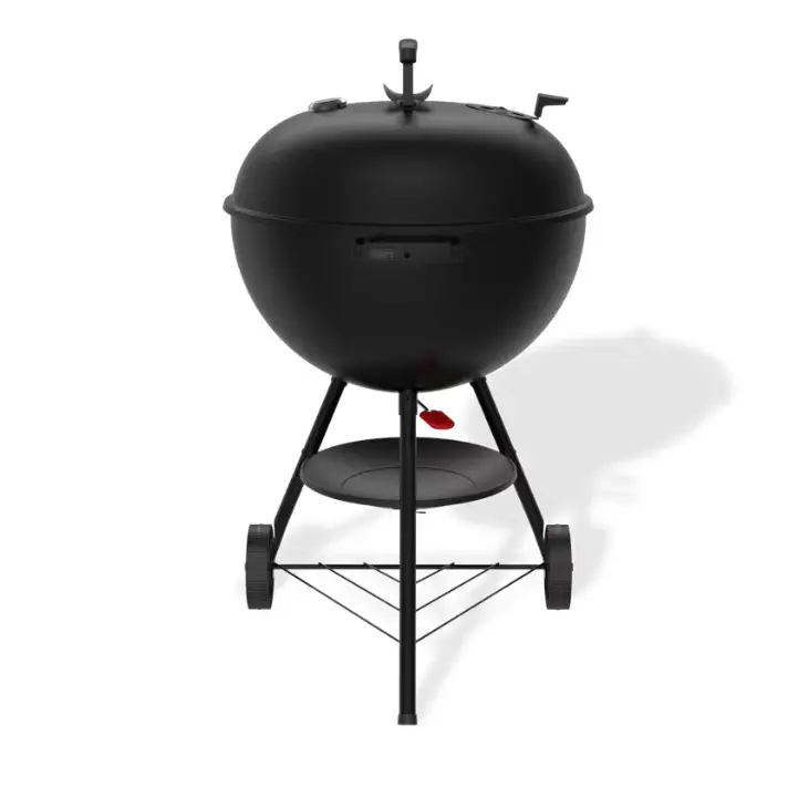 Weber Original 22-Inch Stealth Kettle Charcoal Grill – Classic Black Finish 1