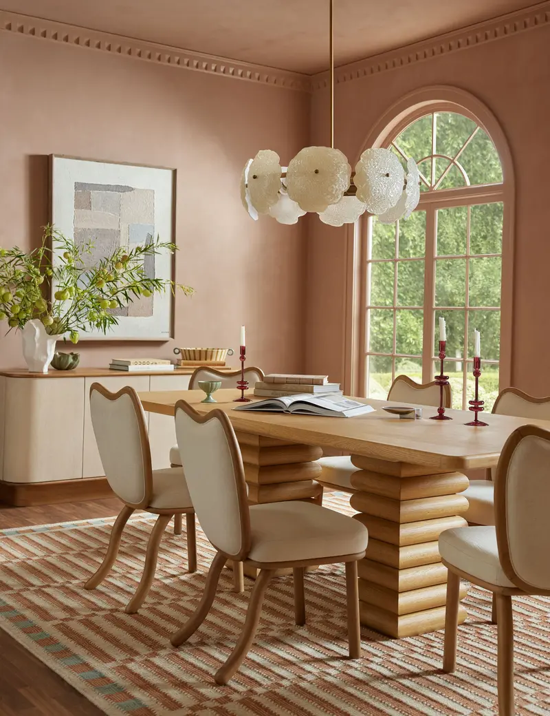 Weller Extendable Solid Wood Dining Table 1