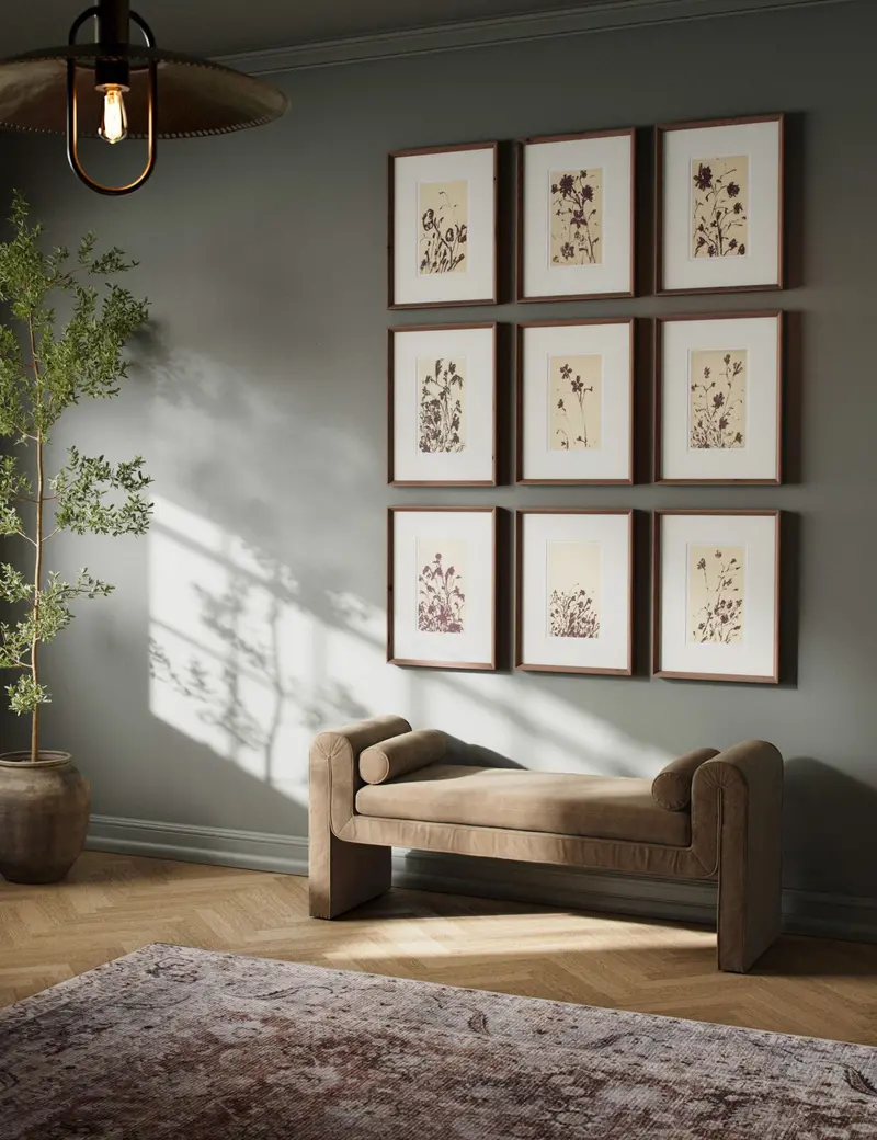 Wild Blooms Wall Art Set (9-Piece) – Curated Botanical Gallery By Shaina Page 1