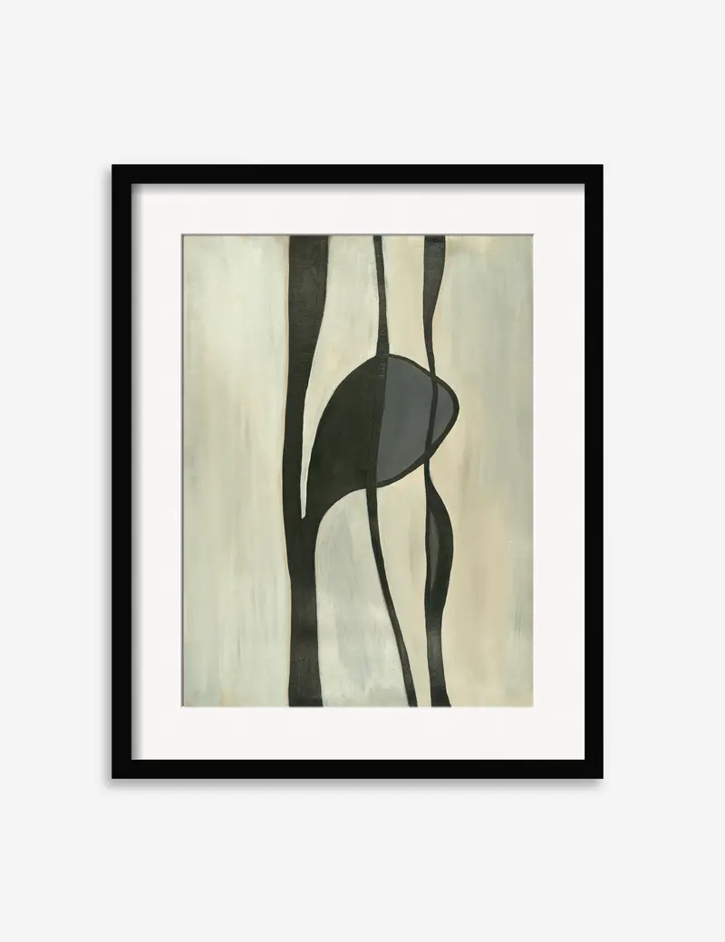 Zen Leaf Minimalist Wall Art Print By Karla Carranza 1